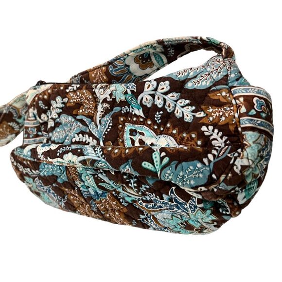 Vera Bradley Maggie Java Blue retired print handbag - Picture 4 of 10